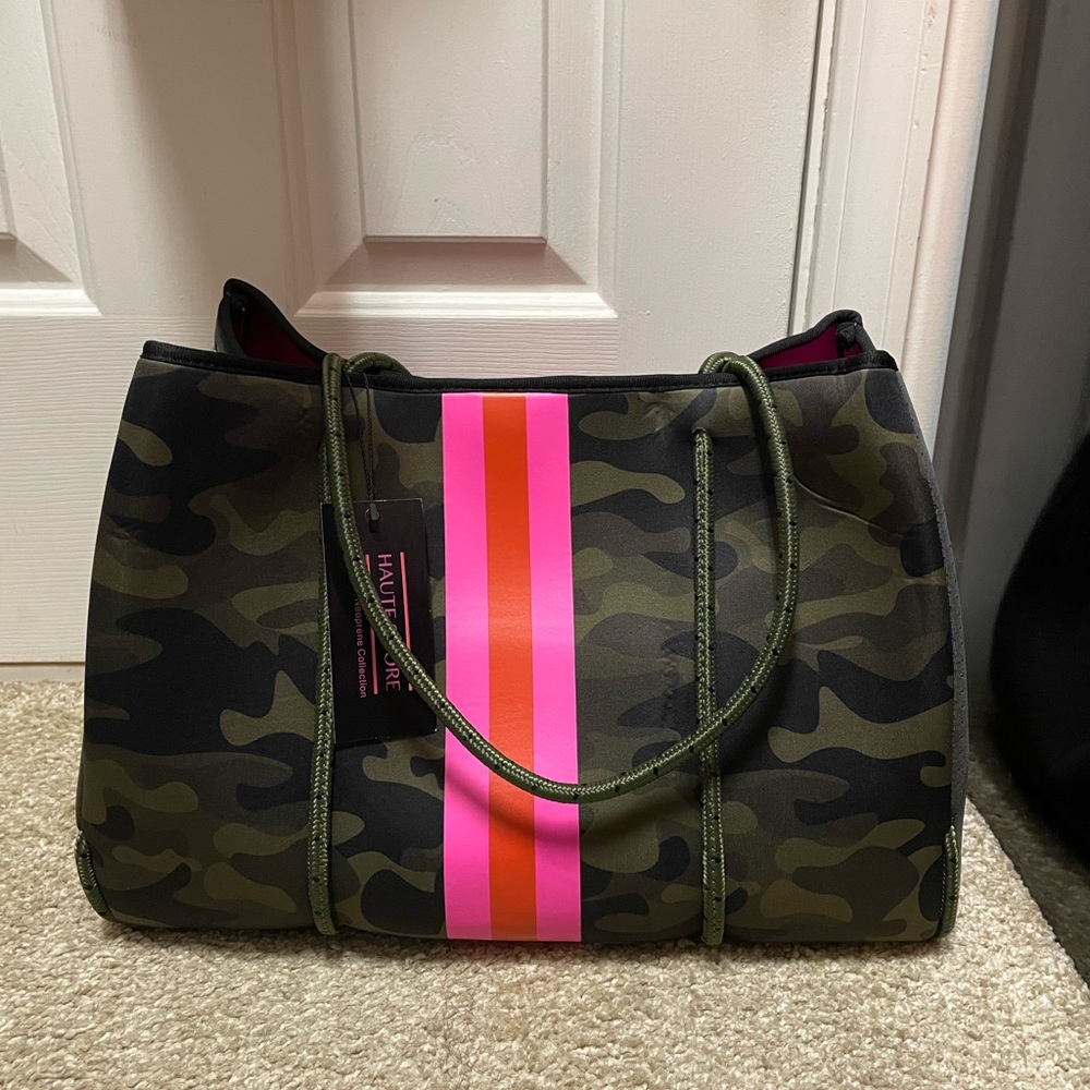 NWT Haute Shore Camo tote